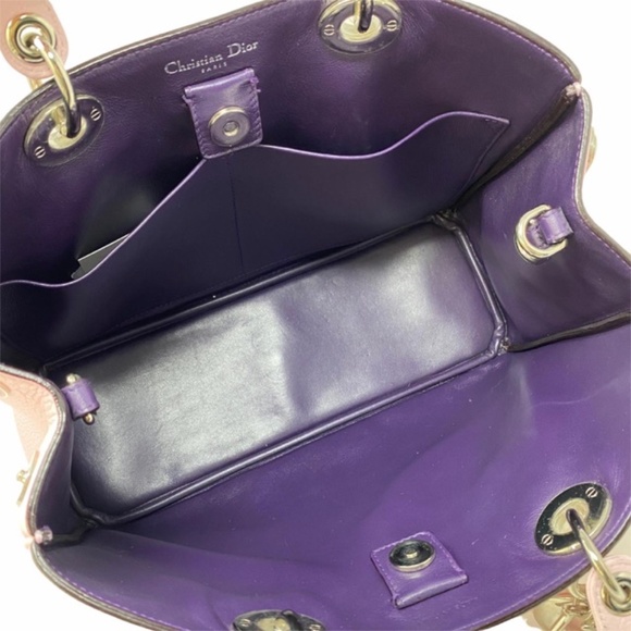 Dior Medium Pebbled Leather Diorissimo Tote - Picture 3 of 13